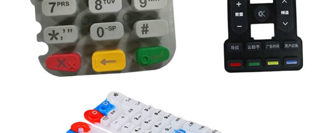 Light-bleeding Keypad Silicone Keymat Customization Conductive Silicone Button Translucent Silk Screen Switch Buttons