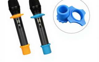 Silicone Anti-Slip Shockproof Customizable Protective Cover Silicone Sleeve for Wireless Microphone