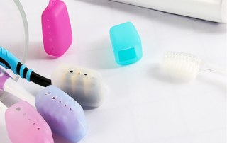Silicone Travel Protective Toothbrush Cover Portable Anti-dirty Toothbrush Head Protector