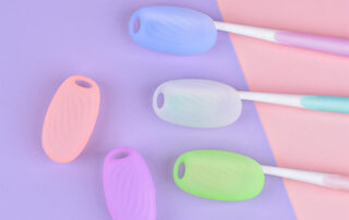 Silicone Travel Toothbrush Dust Cover Cleaning Protective Set Portable Silicone Brush Protective Head Cover