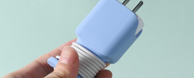 Silicone USB Protector Cover for iPhone Data Line Silicone Fast Charging line Dustproof Protective Organizer