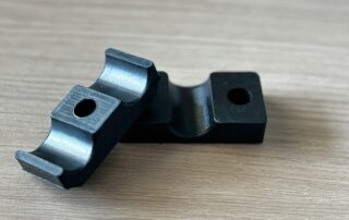 Single-Hole Double-Fixed Mechanical Engineering EPDM Natural Chloroprene Rubber Hose Clamp for Wiring Harnesses