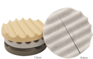 Round Tea Coffee Drink Silicone Tablescape Coaster Silicone Mini Soap Dish with Drain for Bathroom