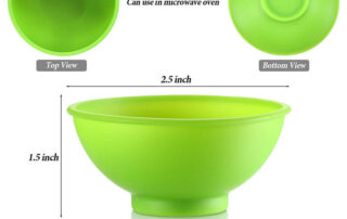 Heat-Resistant Mini Silicone Pinch Bowls – Multicolor Reusable Snack Bowls, Non-Slip Condiment Cups for Sauce, Dip, Meal Prep, & Cooking
