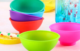 Heat-Resistant Mini Silicone Pinch Bowls – Multicolor Reusable Snack Bowls, Non-Slip Condiment Cups for Sauce, Dip, Meal Prep, & Cooking