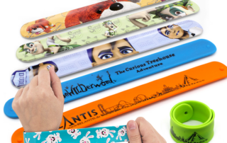 Silicone Snap Wristband With Logo Printed – Custom Kids Slap Rubber Band Silicone Slap Bracelet