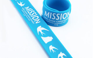 Silicone Snap Wristband With Logo Printed – Custom Kids Slap Rubber Band Silicone Slap Bracelet