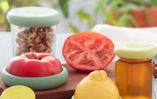 Silicone Fresh Keeping Cover 5 Pieces Fresh-keeping Cover for Fruits and Vegetables Silicone Food Covers