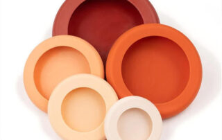 Silicone Fresh Keeping Cover 5 Pieces Fresh-keeping Cover for Fruits and Vegetables Silicone Food Covers