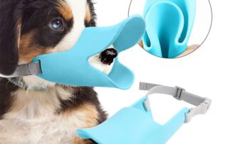 Soft Silicone Duckbill Mouth Cover Pet Anti-biting Adjustable Safety Little Dog Muzzle Silicone Dog Muzzles
