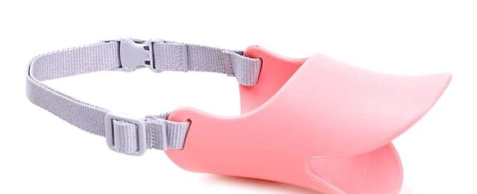 Soft Silicone Duckbill Mouth Cover Pet Anti-biting Adjustable Safety Little Dog Muzzle Silicone Dog Muzzles