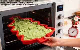 Christmas Tree DIY Silicone Cake Mold Non-stick Reusable Silicone Dessert Mold