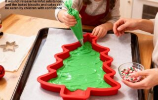 Christmas Tree DIY Silicone Cake Mold Non-stick Reusable Silicone Dessert Mold
