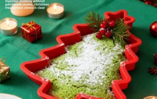 Christmas Tree DIY Silicone Cake Mold Non-stick Reusable Silicone Dessert Mold
