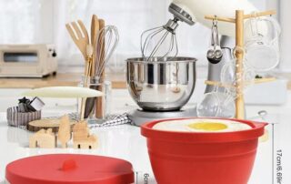 Collapsible Food Grade Silicone KitchenAid 5-Quart Mixer Bowl Foldable Bowl Liner