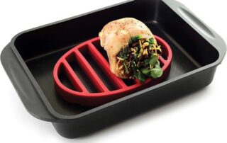Oval Silicone Racks for Roasting Steaming Pressure Cooking Silicone Baking Mat Rack