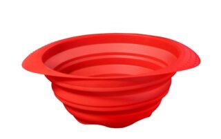 Silicone Kitchen Collapsible Colander Food-Grade Silicone Strainer Space Saver Folding Strainer