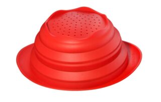 Silicone Kitchen Collapsible Colander Food-Grade Silicone Strainer Space Saver Folding Strainer