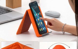 Silicone Phone Holder Foldable Universal Mobile Stand Flexible Portable Desktop Bracket for iPhone