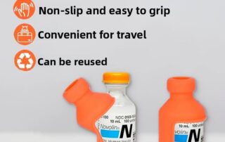 Silicone Vial Protector Reusable Shatterproof Insulin Bottle Sleeve for Diabetic Care