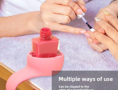 Wearable Anti-Spill Silicone Nail Polish Bottle Holder Nail Polish Bottle Stand Nail Art Tool Base Holder