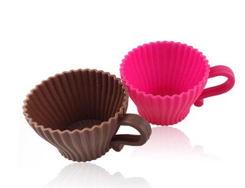 Durable Non-stick Coffee Cup Silicone Wholesale Tea Cup Muffin Shape Silicone Cup