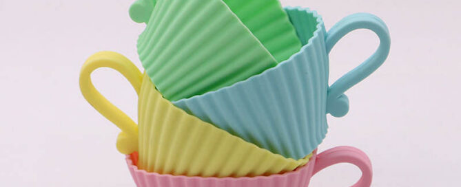 Durable Non-stick Coffee Cup Silicone Wholesale Tea Cup Muffin Shape Silicone Cup